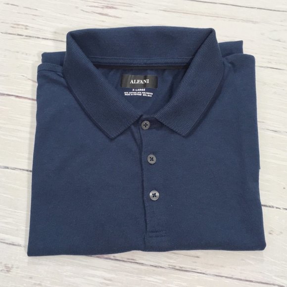 Alfani • Solid Short Sleeve Polo - Picture 8 of 9